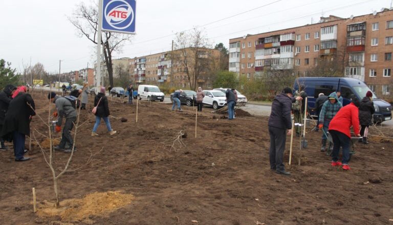 Славутські депутати, в першу чергу, посадили дерева