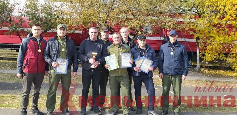 Вогнеборці пожежного поїзда станції “Шепетівка” вибороли перше місце у змаганнях з пожежно-прикладного спорту