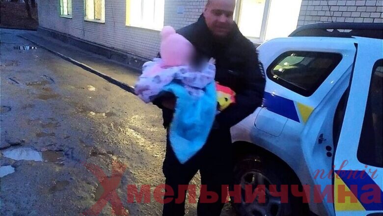 На Хмельниччині поліцейський Володимир Павлішен врятував півторарічну дитину