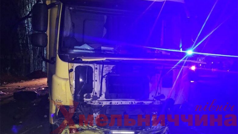 На Хмельниччині вантажівка в’їхала у блокпост: загинув військовослужбовець