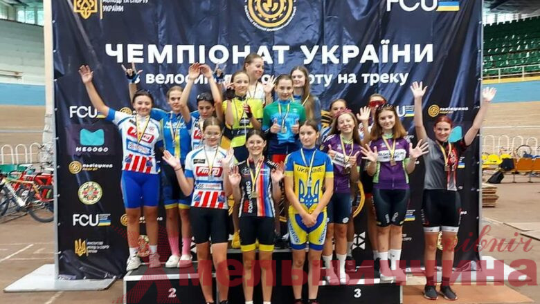 Спортсменки Хмельниччини – призерки чемпіонату України з велосипедного спорту на треку