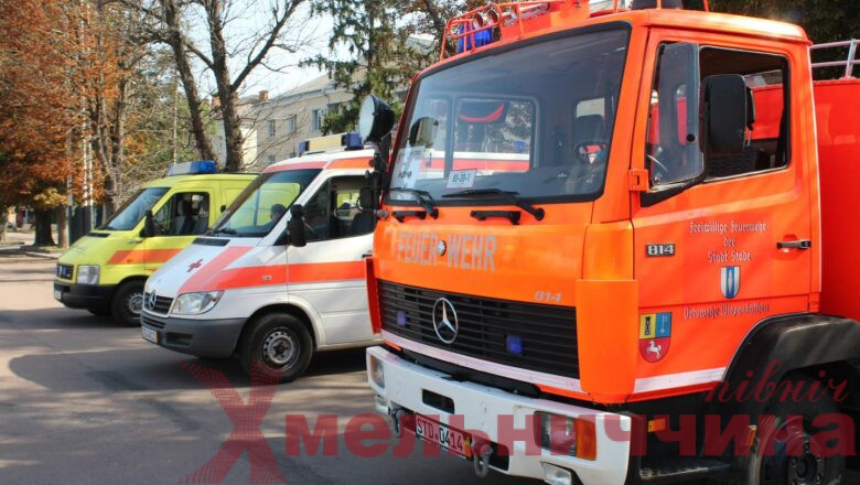Автомобілі, одяг та спорядження для пожежних частин:  Хмельниччина отримала гумдопомогу з Німеччини
