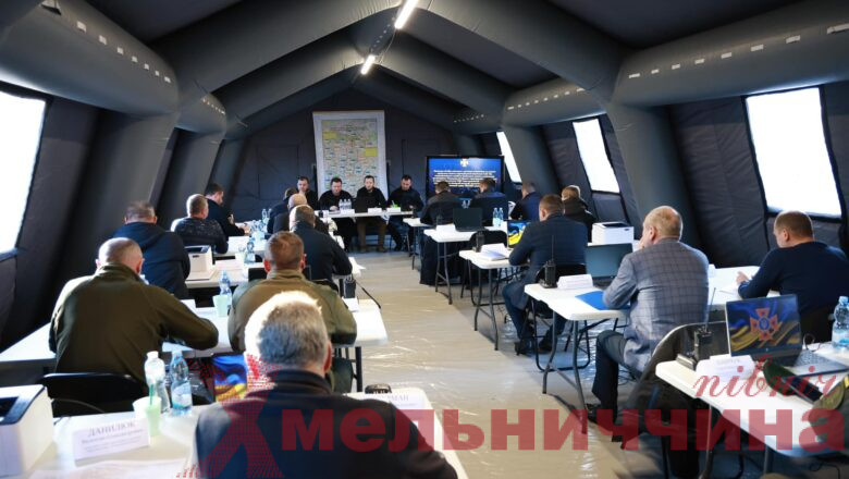 На Хмельниччині відбулися командно-штабні навчання з реагування на надзвичайні ситуації під час зимового періоду 2023/2024