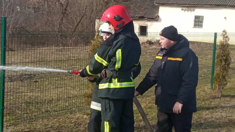 У Сахновецькій громаді рятувальники провели урок безпеки