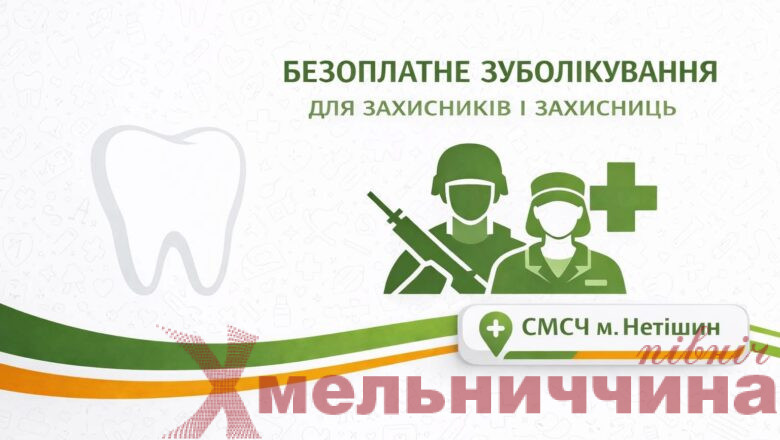 Підтримка Захисників: у Нетішині надають безкоштовні стоматологічні послуги