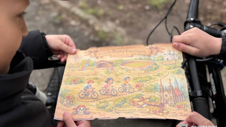 У Славуті школярів навчали правилам дорожнього руху через квест