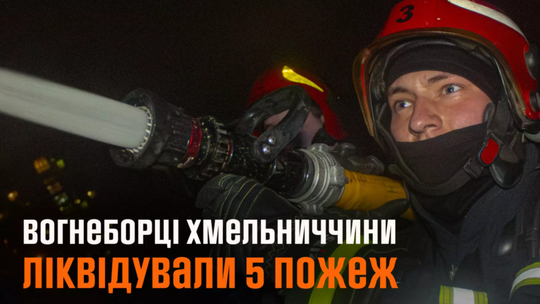 На Хмельниччині горіли квартира, виробництво та відкриті території