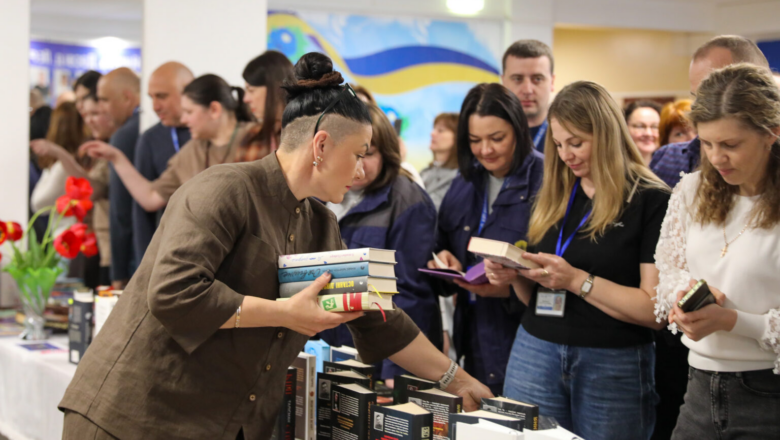 На ХАЕС у Всесвітній день книги зібрали понад 105 тисяч гривень для підтримки військових