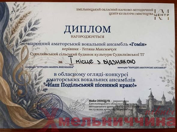 На крилах пісні подільським краєм: як наш «Гомін» славу добував