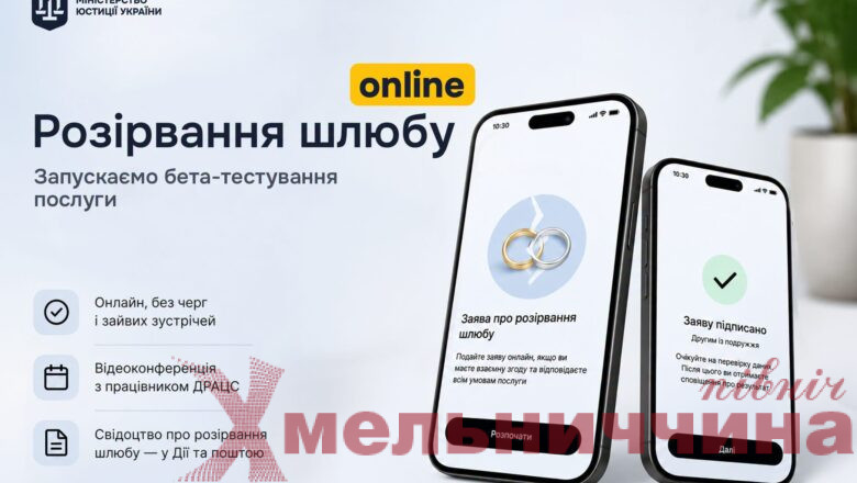 Розлучення без паперів та кабінетів: Мін’юст і Мінцифра запускають тестування